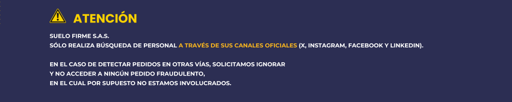 Aviso importante